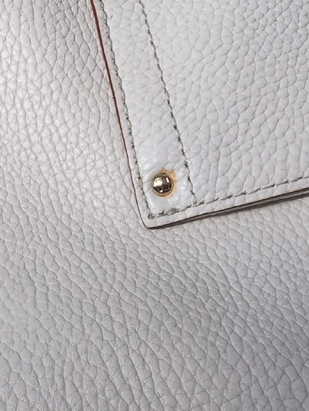 Kate Spade Off-White Pebbled Leather Hobo Shoulder Bag